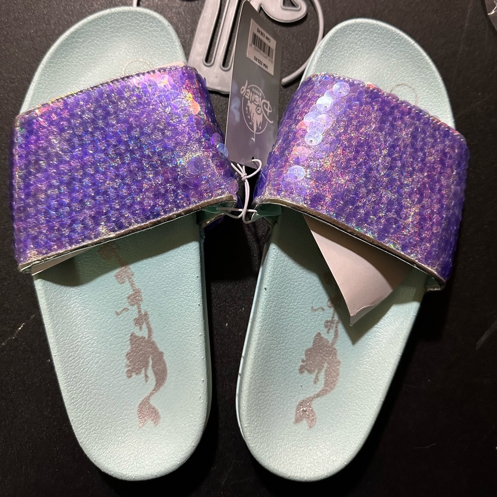 Disney Store Ariel Sequin slides